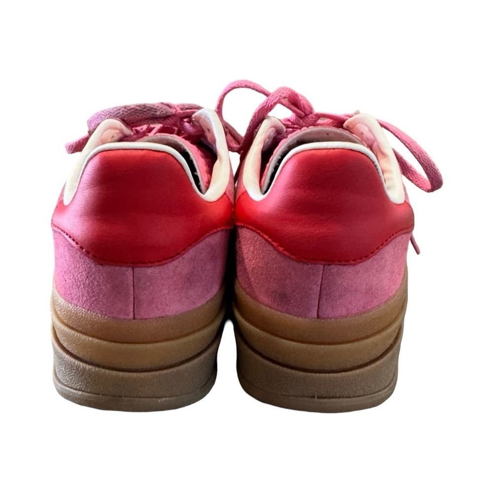 Adidas Gazelle adidas Gazelle Bold Athletic Shoe Big Kid Red Pink 4.5 - Picture 5 of 8